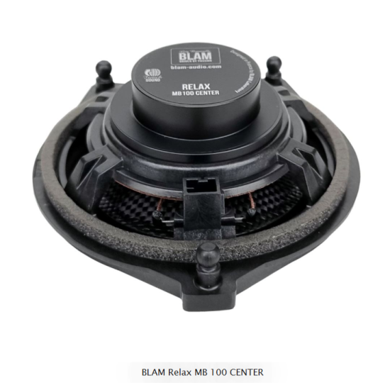 BLAM Relax MB 100 CENTER Głośnik centralny o średnicy 100mm, mocy 2x30 W RMS dedykowany do samochodów Mercedes-Benz